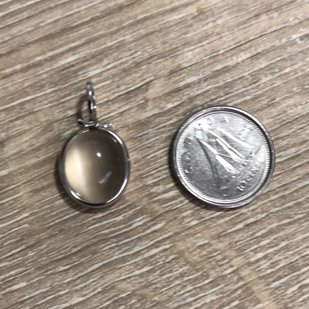 Cat’s Eye Sterling Silver Pendent - Picture 3 of 4